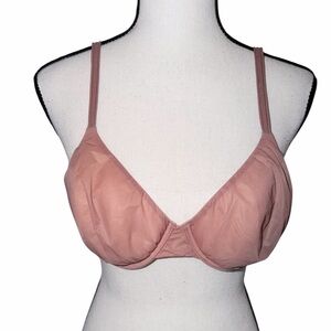 Victoria Secret Wired Bra Pink Mesh Size 36B